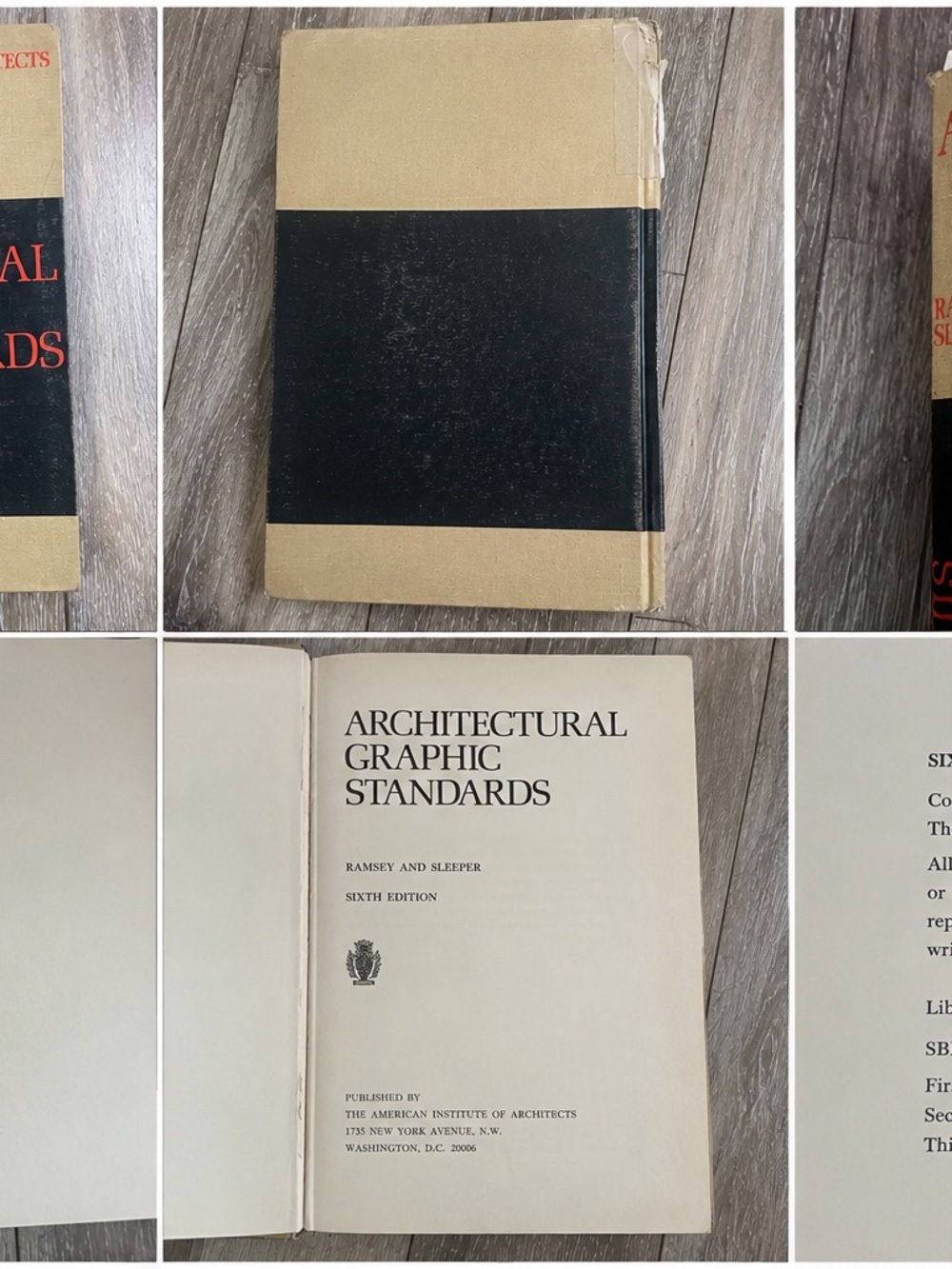 Architectural Graphic Standards – Sixth Edition